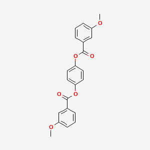 4-[(3-Methoxybenzoyl)oxy]phenyl 3-methoxybenzoate