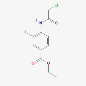 Ethyl 4-[(chloroacetyl)amino]-3-iodobenzoate