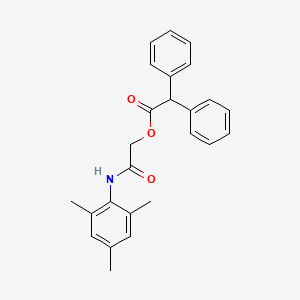 2-Oxo-2-[(2,4,6-trimethylphenyl)amino]ethyl diphenylacetate