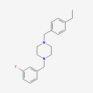 1-(4-Ethylbenzyl)-4-(3-fluorobenzyl)piperazine