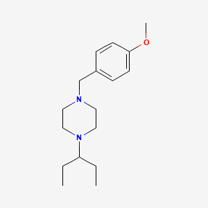 1-(4-Methoxybenzyl)-4-(pentan-3-yl)piperazine