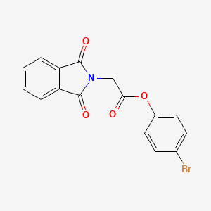 4-bromophenyl (1,3-dioxo-1,3-dihydro-2H-isoindol-2-yl)acetate