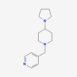 4-{[4-(Pyrrolidin-1-yl)piperidin-1-yl]methyl}pyridine