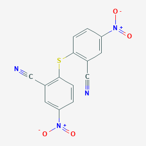 2,2'-Thiodibenzonitrile, 4,4'-dinitro-