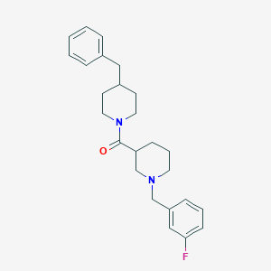 (4-Benzylpiperidin-1-yl)[1-(3-fluorobenzyl)piperidin-3-yl]methanone