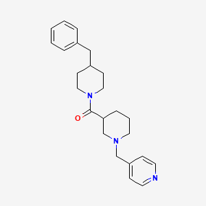 molecular formula C24H31N3O B10886491 (4-Benzylpiperidin-1-yl)[1-(pyridin-4-ylmethyl)piperidin-3-yl]methanone 