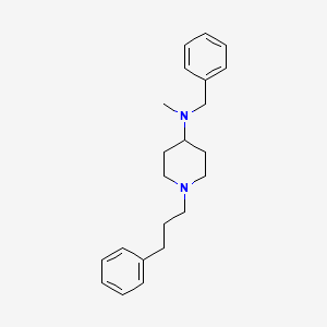 N-benzyl-N-methyl-1-(3-phenylpropyl)piperidin-4-amine