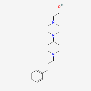 2-{4-[1-(3-Phenylpropyl)piperidin-4-yl]piperazin-1-yl}ethanol