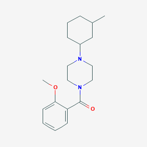 molecular formula C19H28N2O2 B10886570 (2-Methoxyphenyl)[4-(3-methylcyclohexyl)piperazin-1-yl]methanone 