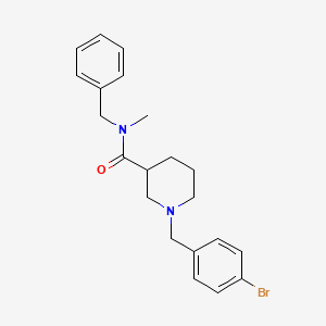 N-benzyl-1-(4-bromobenzyl)-N-methylpiperidine-3-carboxamide