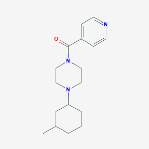 [4-(3-Methylcyclohexyl)piperazin-1-yl](pyridin-4-yl)methanone