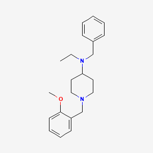 N-benzyl-N-ethyl-1-(2-methoxybenzyl)piperidin-4-amine