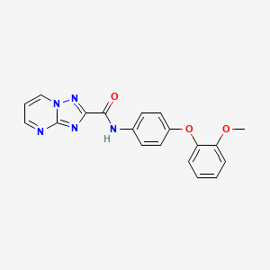 N-[4-(2-methoxyphenoxy)phenyl][1,2,4]triazolo[1,5-a]pyrimidine-2-carboxamide