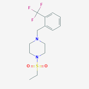 1-(Ethylsulfonyl)-4-[2-(trifluoromethyl)benzyl]piperazine