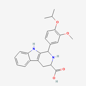 1-(4-Isopropoxy-3-methoxyphenyl)-2,3,4,9-tetrahydro-1H-beta-carboline-3-carboxylic acid