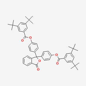 (3-Oxo-1,3-dihydro-2-benzofuran-1,1-diyl)dibenzene-4,1-diyl bis(3,5-di-tert-butylbenzoate)