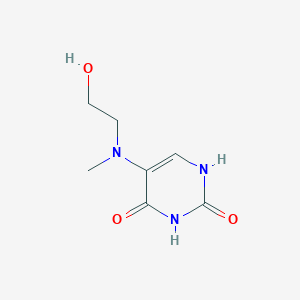 5-[(2-hydroxyethyl)(methyl)amino]pyrimidine-2,4(1H,3H)-dione