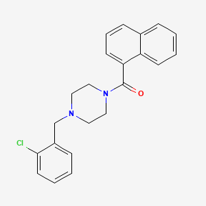 [4-(2-Chlorobenzyl)piperazin-1-yl](naphthalen-1-yl)methanone