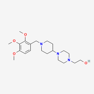 2-{4-[1-(2,3,4-Trimethoxybenzyl)piperidin-4-yl]piperazin-1-yl}ethanol