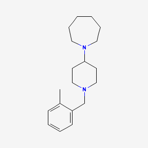 1-[1-(2-Methylbenzyl)piperidin-4-yl]azepane