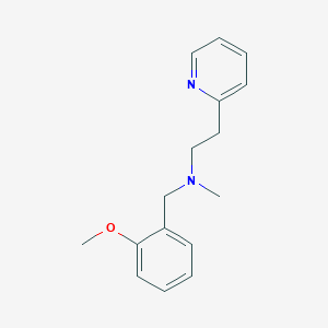 molecular formula C16H20N2O B10886860 N-(2-methoxybenzyl)-N-methyl-2-(pyridin-2-yl)ethanamine 