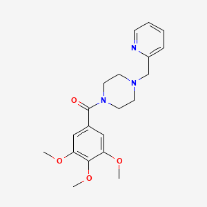 [4-(Pyridin-2-ylmethyl)piperazin-1-yl](3,4,5-trimethoxyphenyl)methanone