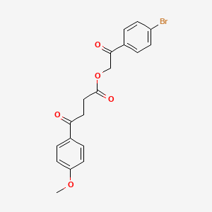 2-(4-Bromophenyl)-2-oxoethyl 4-(4-methoxyphenyl)-4-oxobutanoate