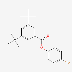 molecular formula C21H25BrO2 B10886892 4-Bromophenyl 3,5-di-tert-butylbenzoate 