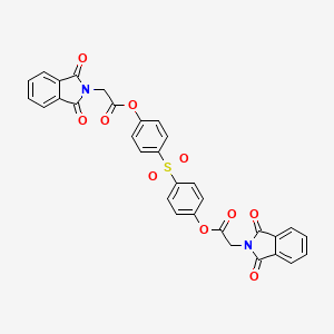 sulfonyldibenzene-4,1-diyl bis[(1,3-dioxo-1,3-dihydro-2H-isoindol-2-yl)acetate]