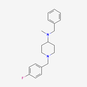 N-benzyl-1-[(4-fluorophenyl)methyl]-N-methylpiperidin-4-amine