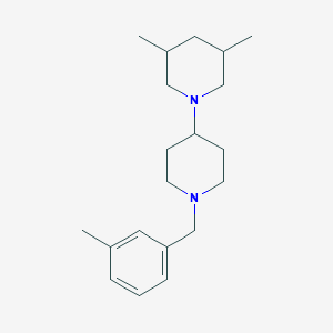 3,5-Dimethyl-1'-(3-methylbenzyl)-1,4'-bipiperidine