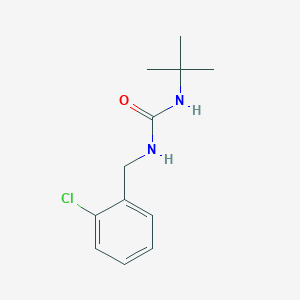 molecular formula C12H17ClN2O B10886942 1-Tert-butyl-3-(2-chlorobenzyl)urea CAS No. 5768-95-6