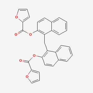 Bis[2-(2-furoyloxy)-1-naphthyl]methane