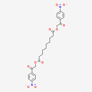 molecular formula C26H28N2O10 B10887011 Bis[2-(4-nitrophenyl)-2-oxoethyl] decanedioate 