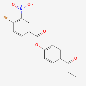 4-Propanoylphenyl 4-bromo-3-nitrobenzoate