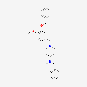 N-benzyl-1-[3-(benzyloxy)-4-methoxybenzyl]-N-methylpiperidin-4-amine