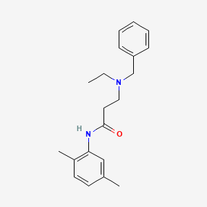 molecular formula C20H26N2O B10887060 3-[Benzyl(ethyl)amino]-N~1~-(2,5-dimethylphenyl)propanamide 