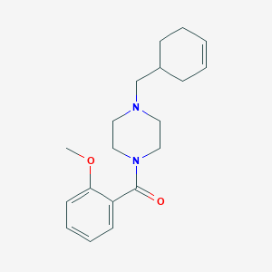 [4-(Cyclohex-3-en-1-ylmethyl)piperazin-1-yl](2-methoxyphenyl)methanone