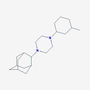 1-(2-Adamantyl)-4-(3-methylcyclohexyl)piperazine