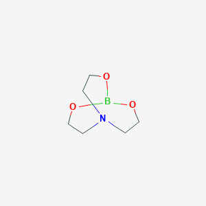 B108872 2,8,9-Trioxa-5-aza-1-borabicyclo[3.3.3]undecane CAS No. 283-56-7