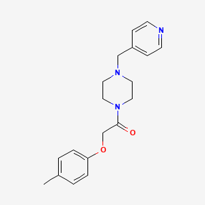 2-(4-Methylphenoxy)-1-[4-(pyridin-4-ylmethyl)piperazin-1-yl]ethanone