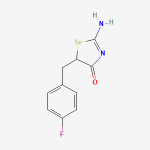 5-(4-Fluorobenzyl)-2-imino-1,3-selenazolan-4-one