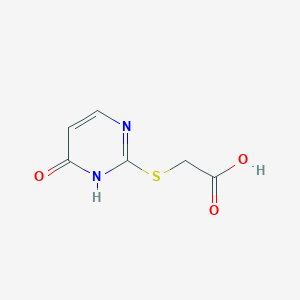 [(4-Hydroxypyrimidin-2-yl)sulfanyl]acetic acid