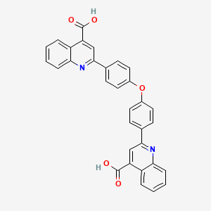 2,2'-(Oxydibenzene-4,1-diyl)diquinoline-4-carboxylic acid