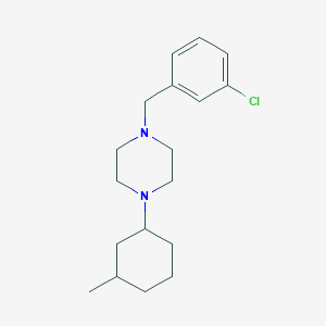 1-(3-Chlorobenzyl)-4-(3-methylcyclohexyl)piperazine