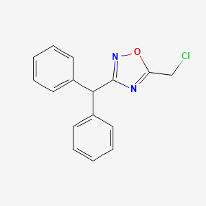 5-(Chloromethyl)-3-(diphenylmethyl)-1,2,4-oxadiazole