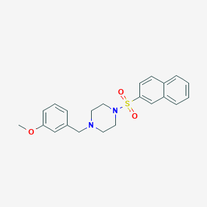 1-(3-Methoxybenzyl)-4-(naphthalen-2-ylsulfonyl)piperazine