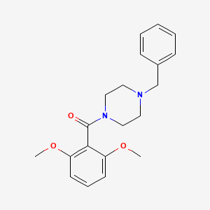 (4-Benzylpiperazin-1-yl)(2,6-dimethoxyphenyl)methanone