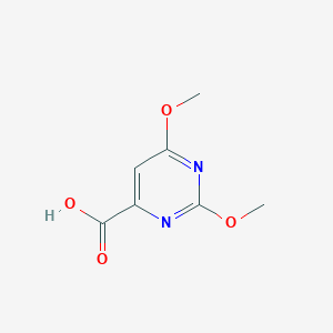 molecular formula C7H8N2O4 B108875 2,6-二甲氧基嘧啶-4-羧酸 CAS No. 59864-30-1