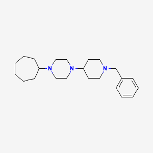 1-(1-Benzylpiperidin-4-yl)-4-cycloheptylpiperazine